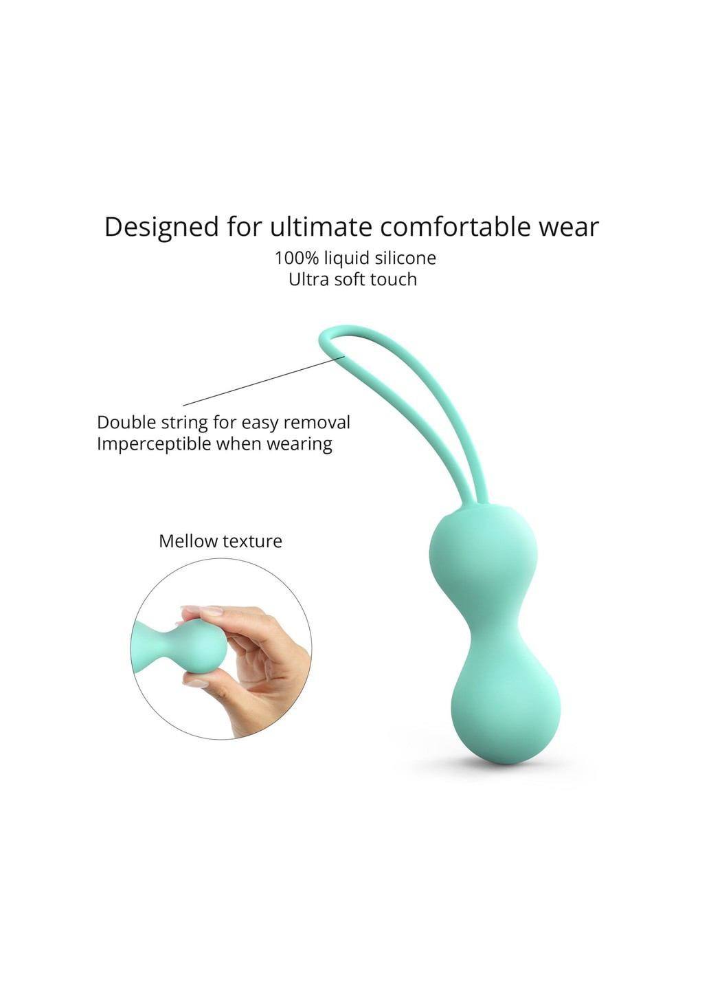 Вагінальні кульки JOIA - ENJOY MINT Love To Love (254885539)