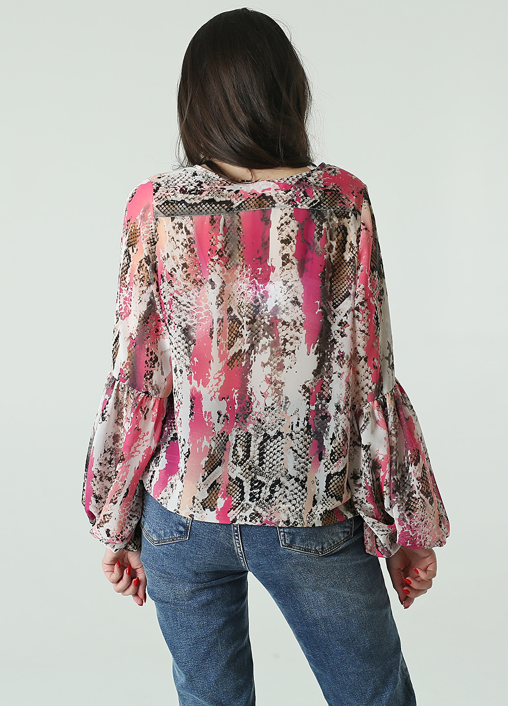 Комбинированная демисезонная блуза Matkovska Design