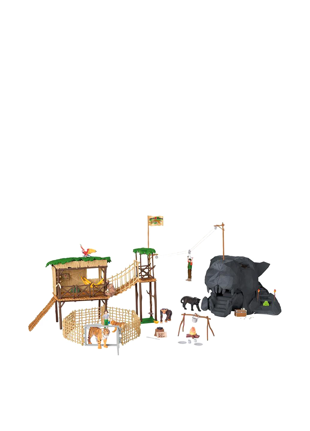 Приключения в джунглях (55 эл.) однотонный бежевый Play Tive (203430679)