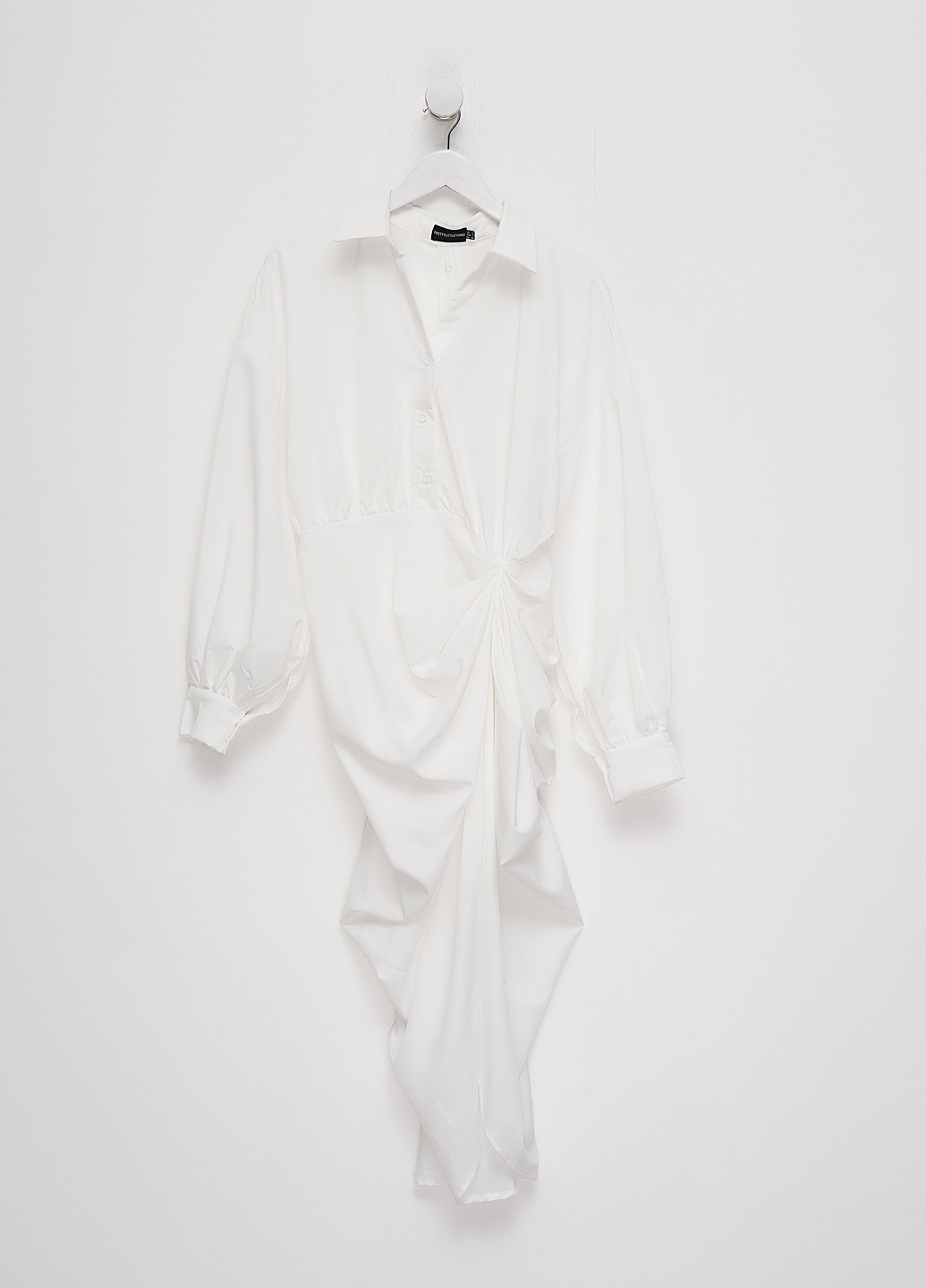 Білий кежуал сукня сукня-сорочка PrettyLittleThing однотонна