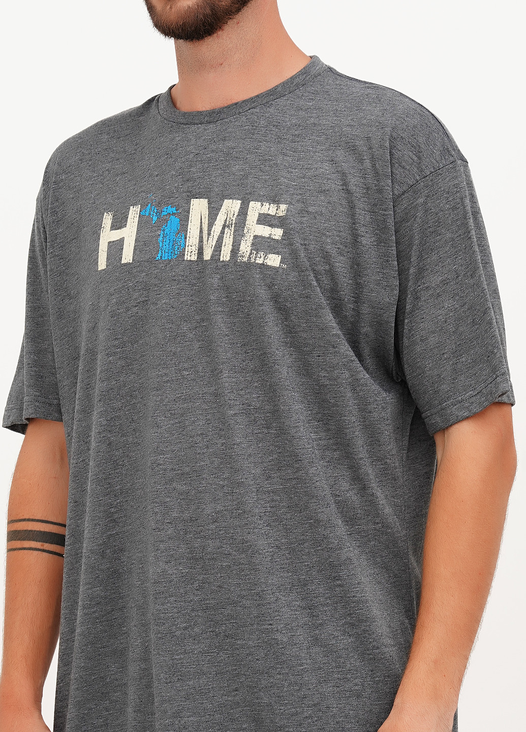 Сіра футболка Hanes