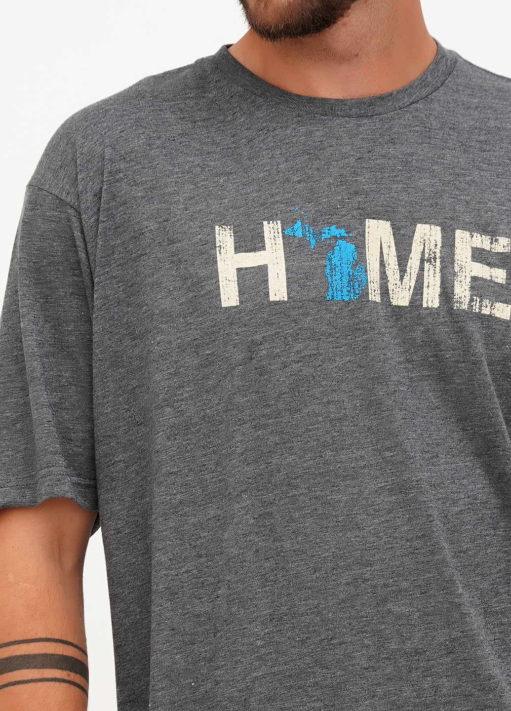 Сіра футболка Hanes