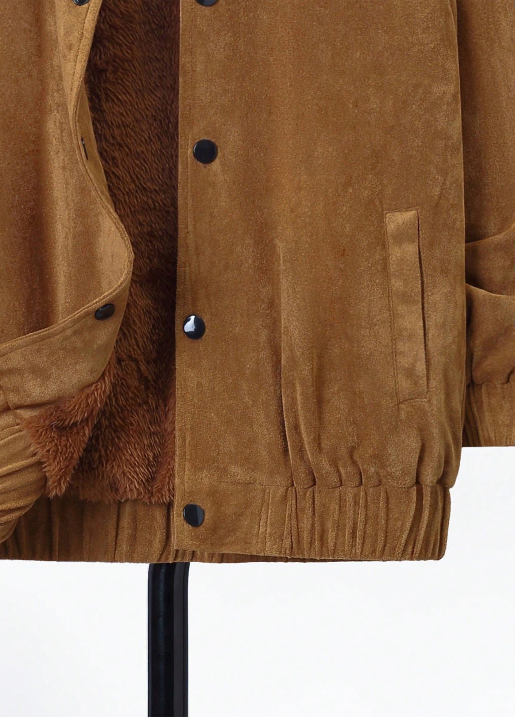 Коричневая демисезонная куртка SHEIN