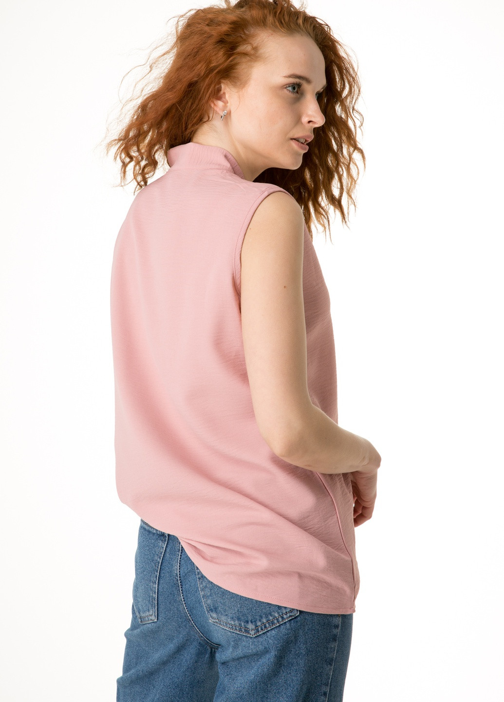 Пудрова демісезонна базова блуза - топ INNOE Блуза