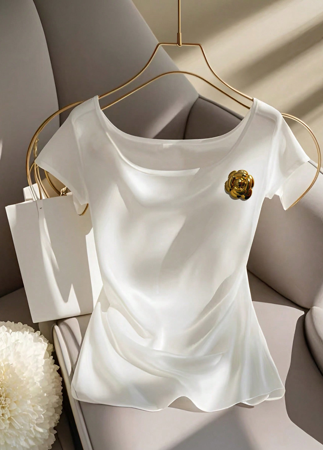 Біла блуза SHEIN