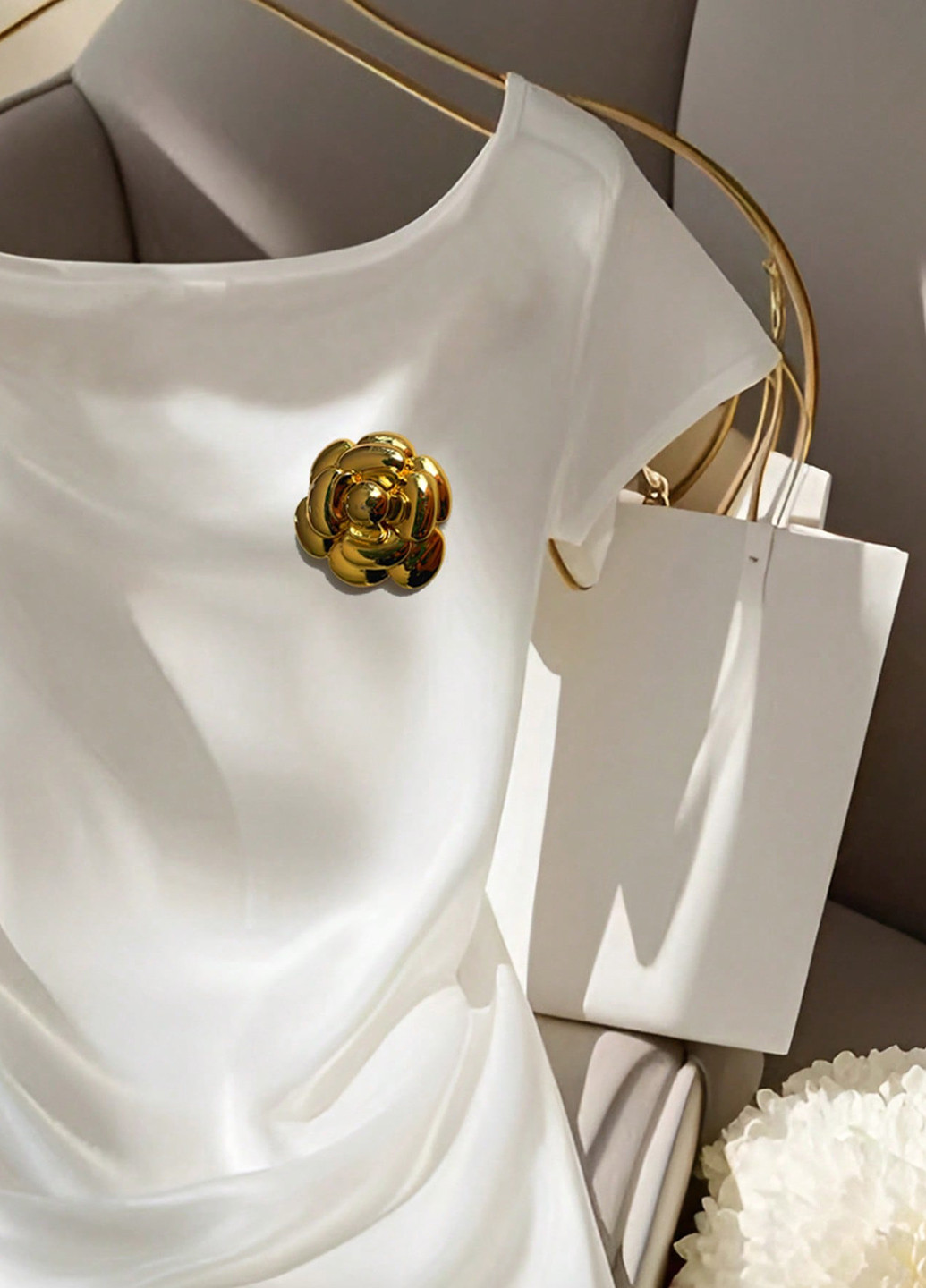 Біла блуза SHEIN