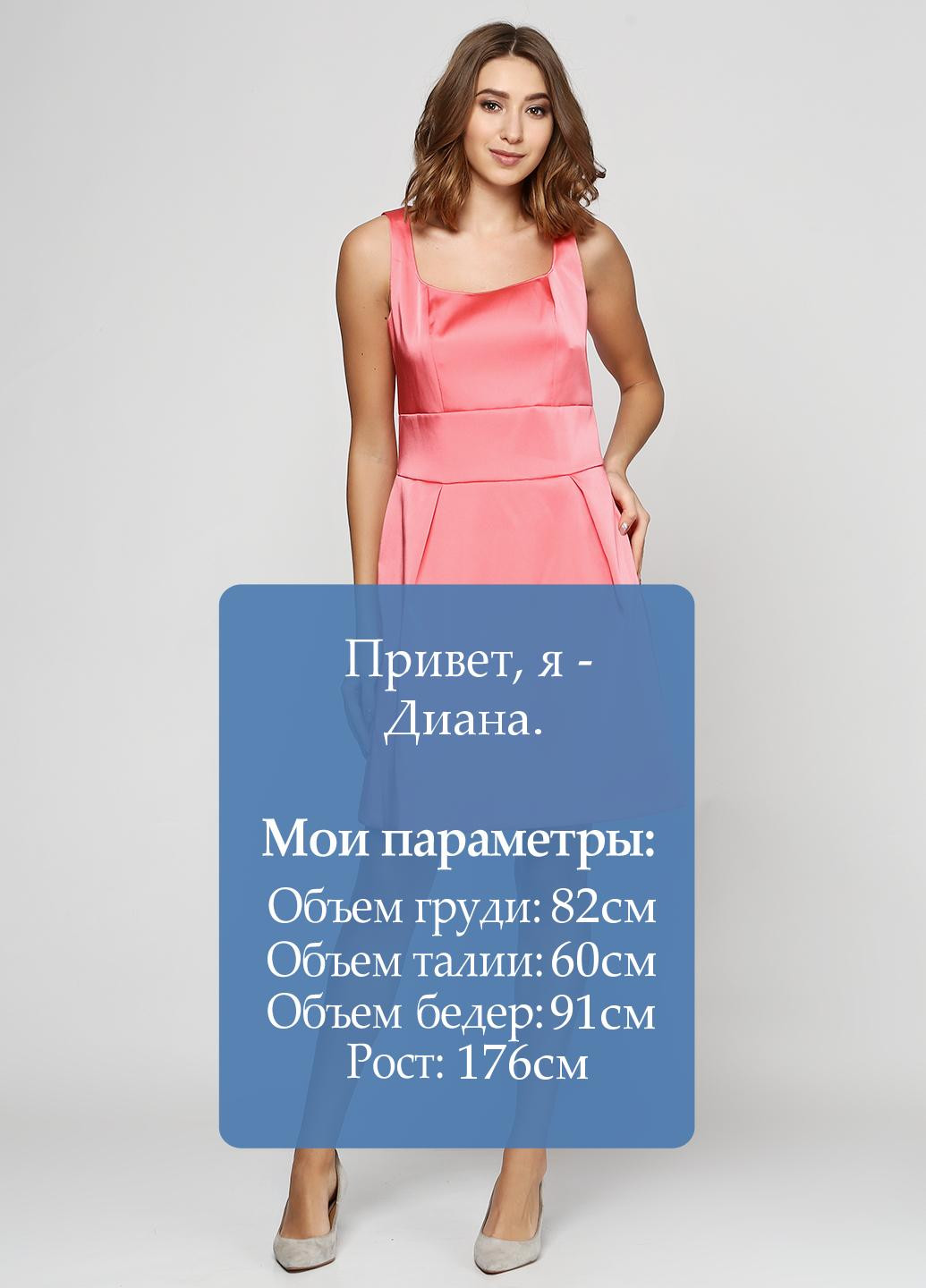 Рожева кежуал сукня S.Oliver однотонна
