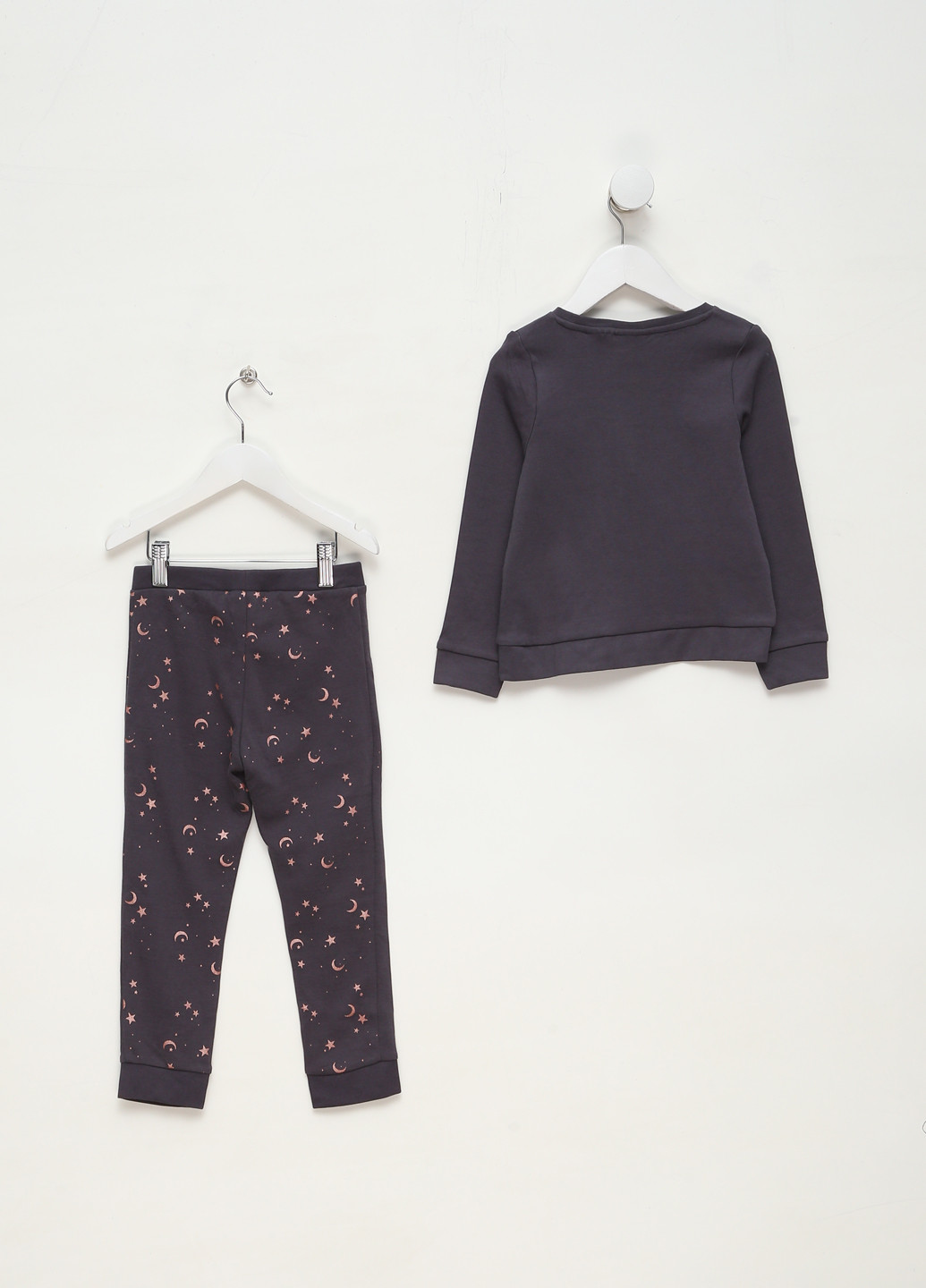 Темно-серая всесезон пижама (свитшот, брюки) свитшот + брюки H&M