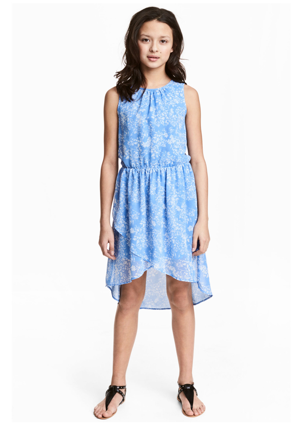 Голубое платье H&M (39798486)