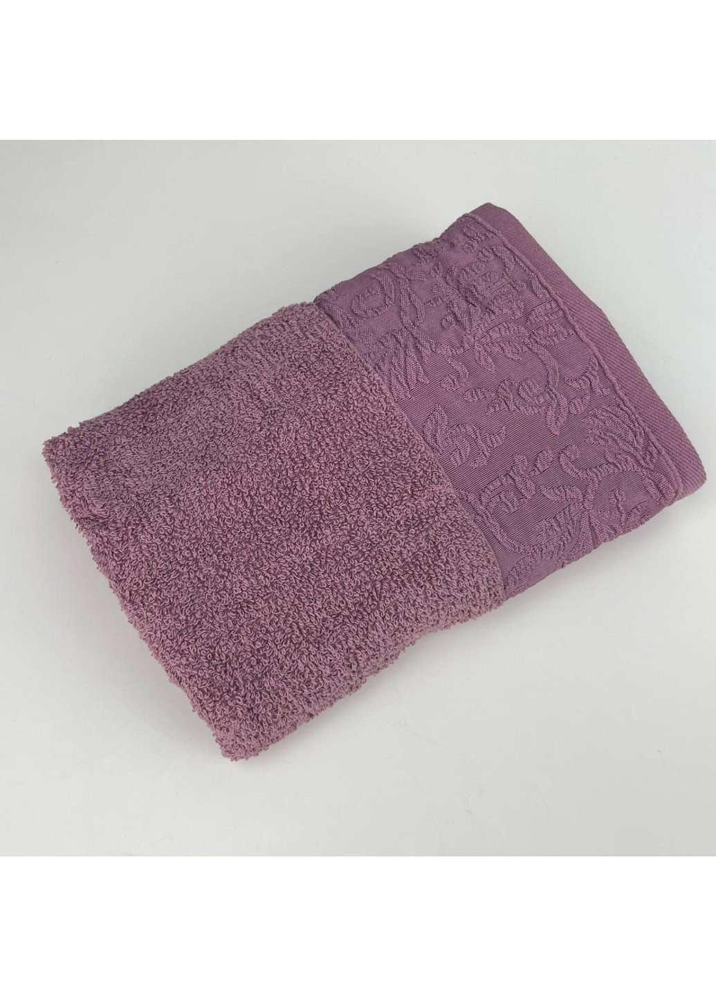 Power рушник для обличчя махровий febo vip cotton botan туреччина 6400 фіолетовий 50х90 см комбінований виробництво - Туреччина