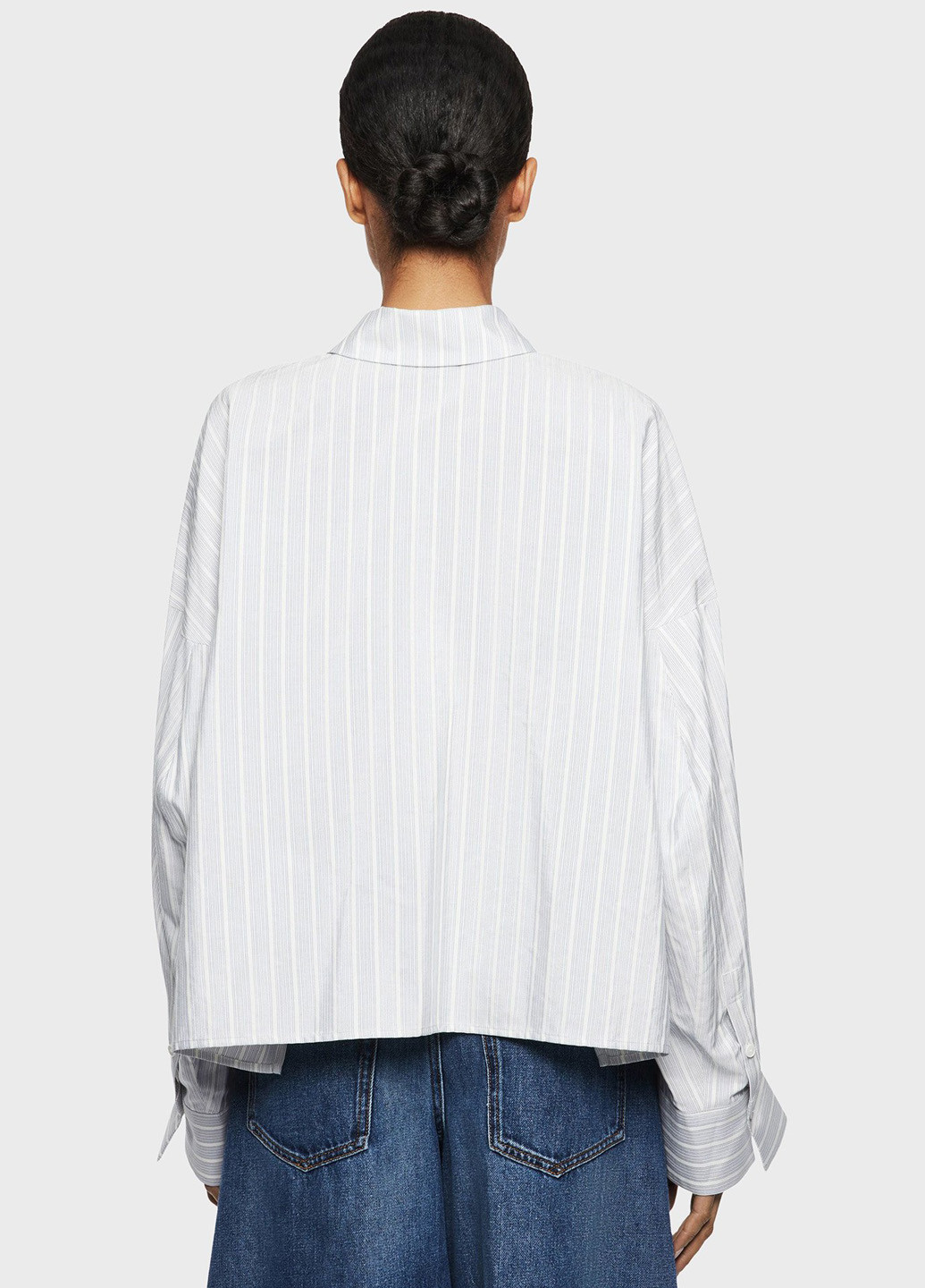 Голубой классическая, кэжуал рубашка в полоску Drykorn