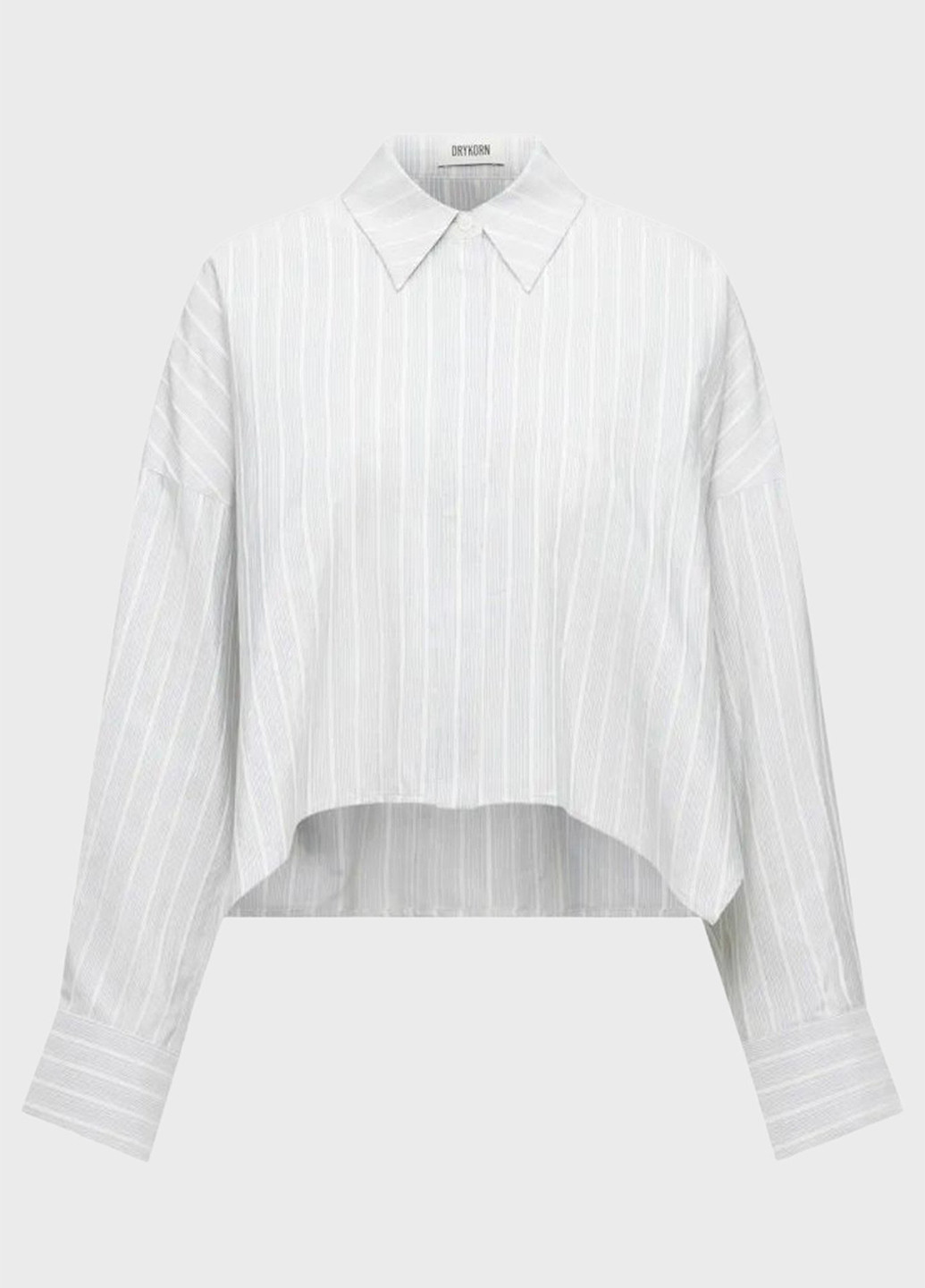 Голубой классическая, кэжуал рубашка в полоску Drykorn