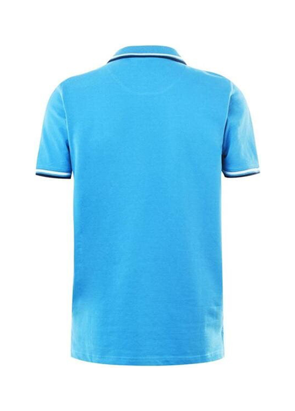 Голубой футболка-поло для мужчин Pierre Cardin однотонная