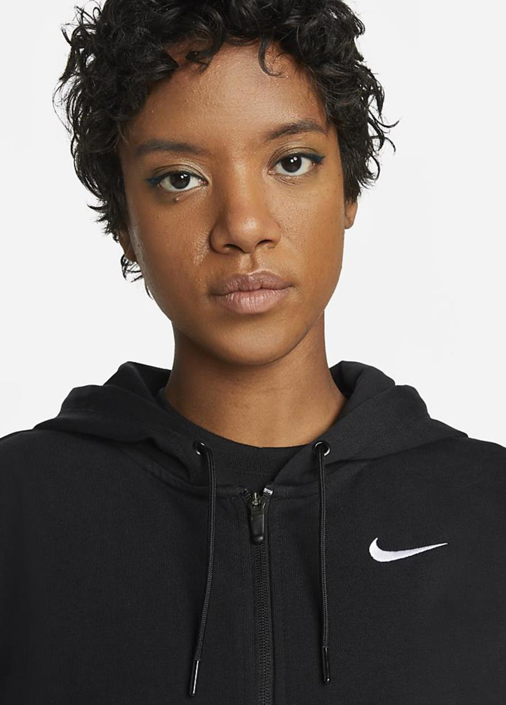 Толстовка DM6415-010 Nike Women's Oversized Jersey Full-Zip Hoodie (320996792)