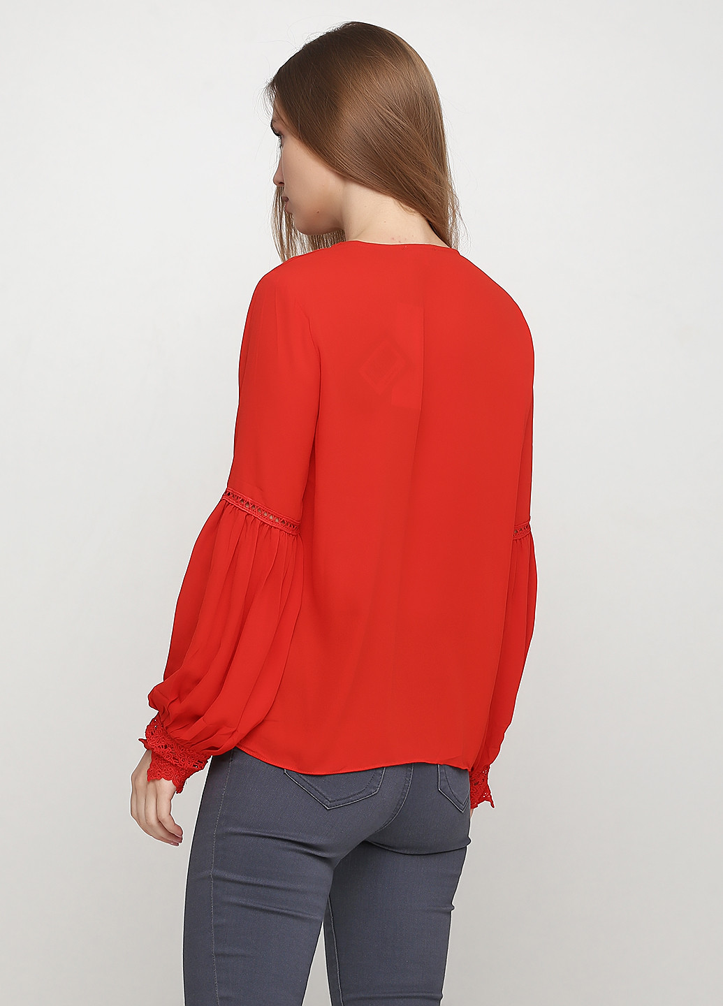 Красная демисезонная блуза By Swan