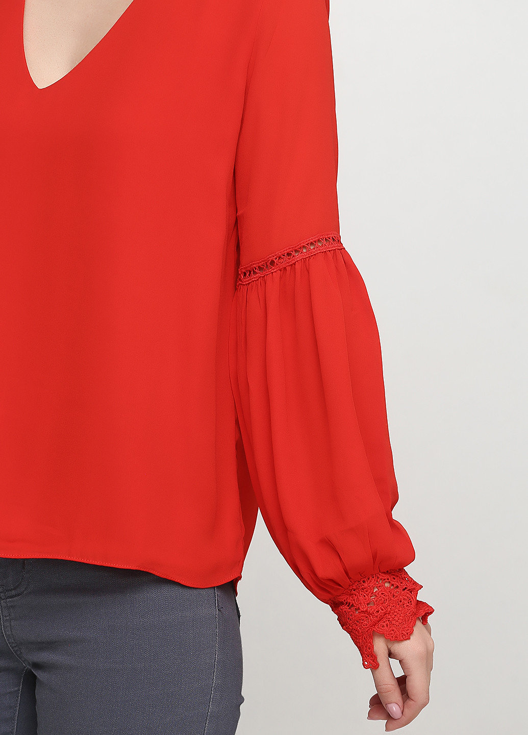 Красная демисезонная блуза By Swan