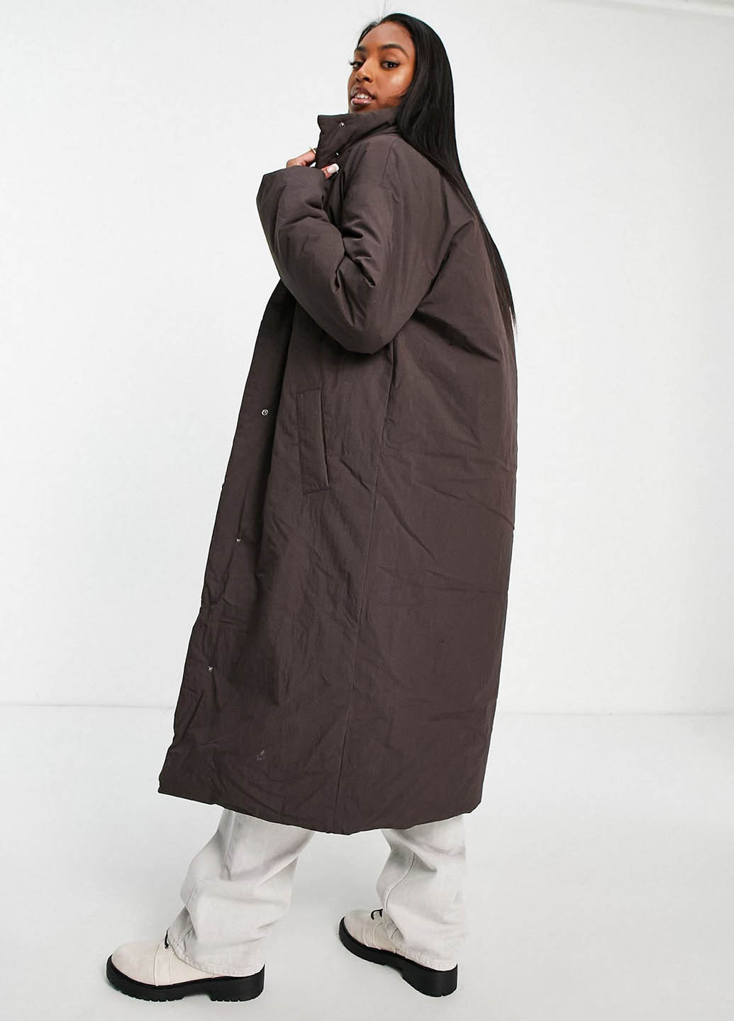 Сіро-коричнева демісезонна куртка Asos