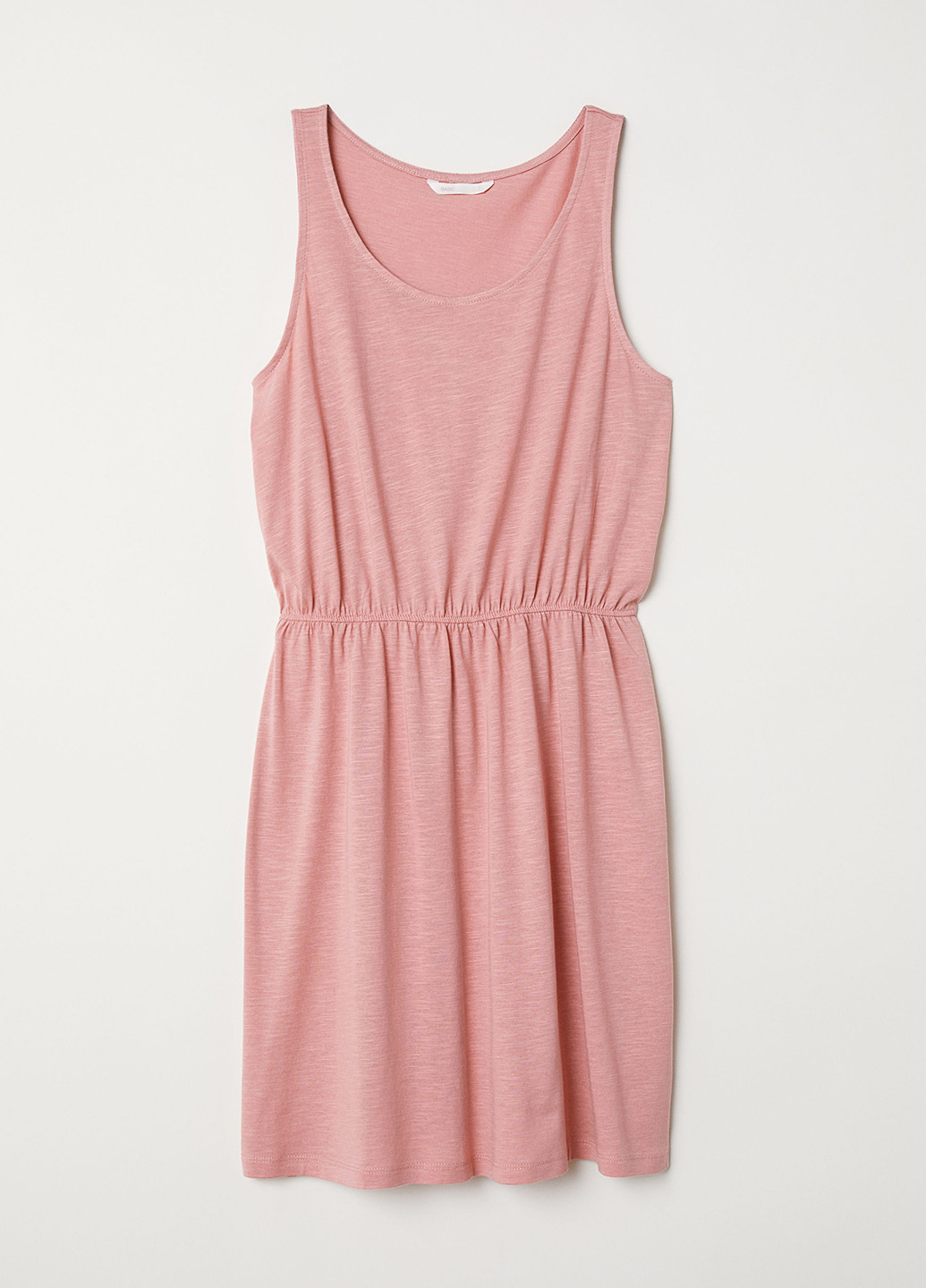 Персиковое кэжуал платье платье-майка H&M меланжевое