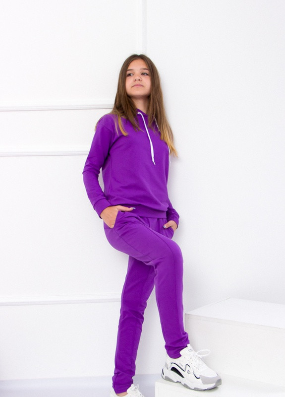 Фіолетовий демісезонний костюм для дівчинки (підлітковий) Носи своє 6241