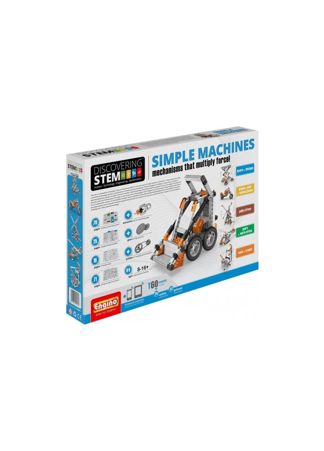 Конструктор Stem Прості механізми (STEM40) Engino (254081794)