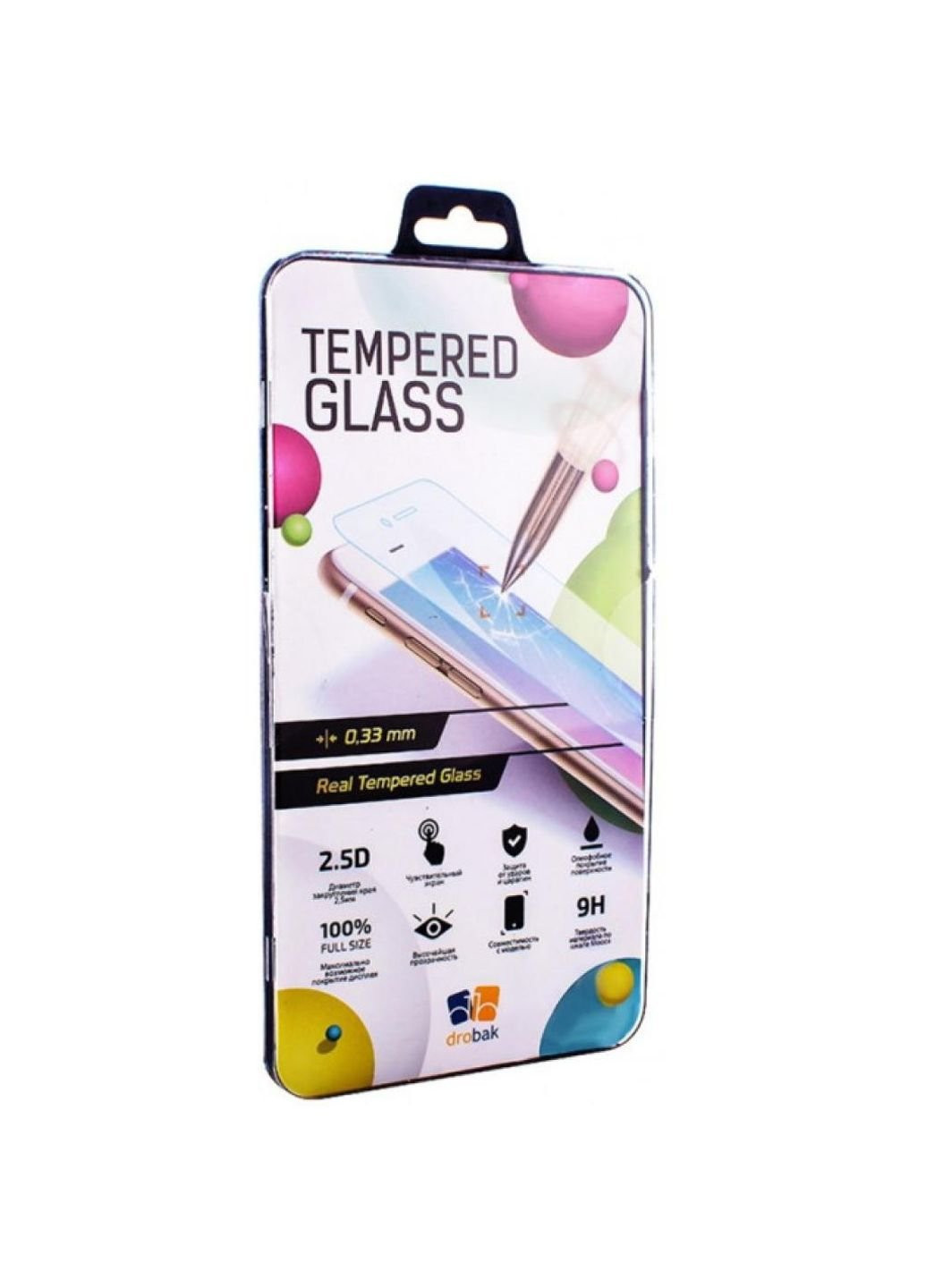 Скло захисне Full Glue для Samsung Galaxy A80 (Black (441607) Drobak (249598292)