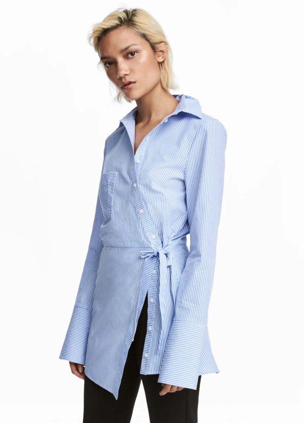Блакитна блуза H&M