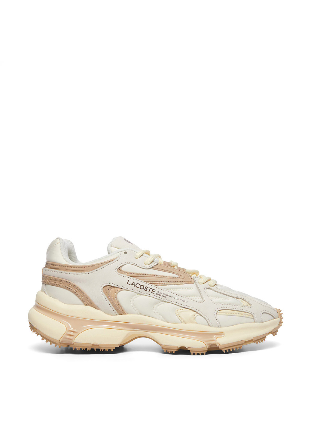 Світло-бежеві Осінні кросівки Lacoste