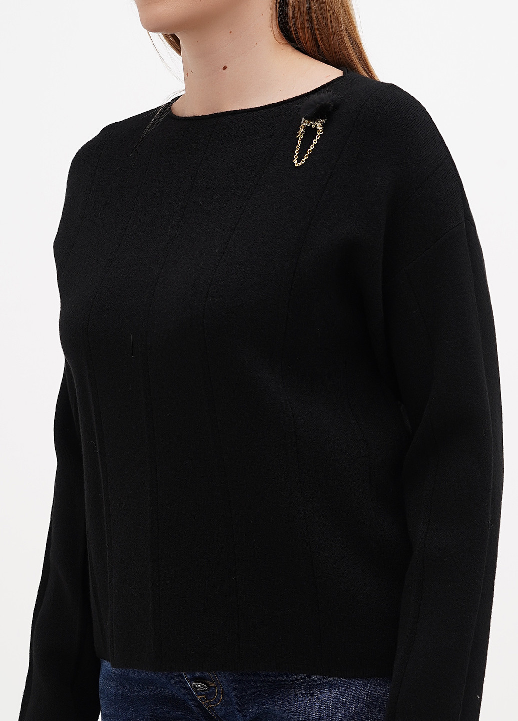 Чорний демісезонний джемпер джемпер Kiss Me