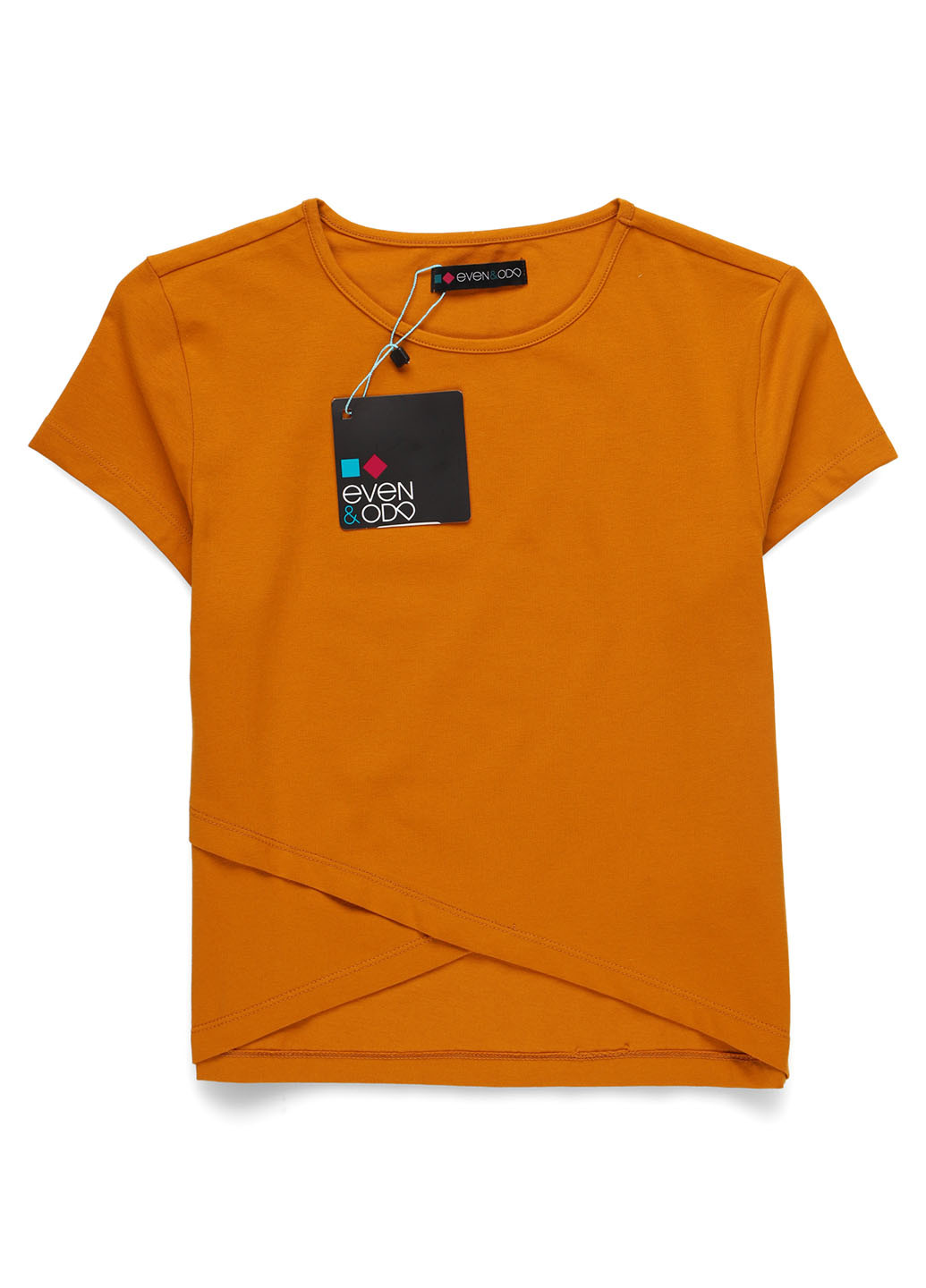 Оранжевая летняя футболка Even & Odd