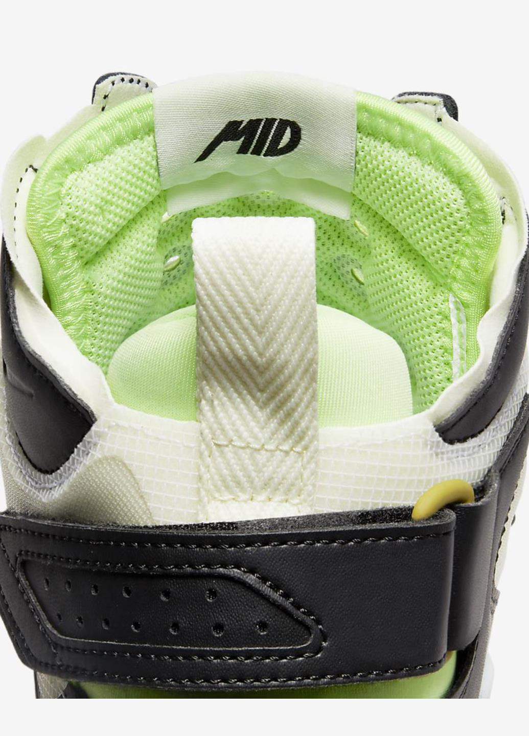 Чорні Осінні кросівки dq1872-100 Nike Air Force 1 Mid React