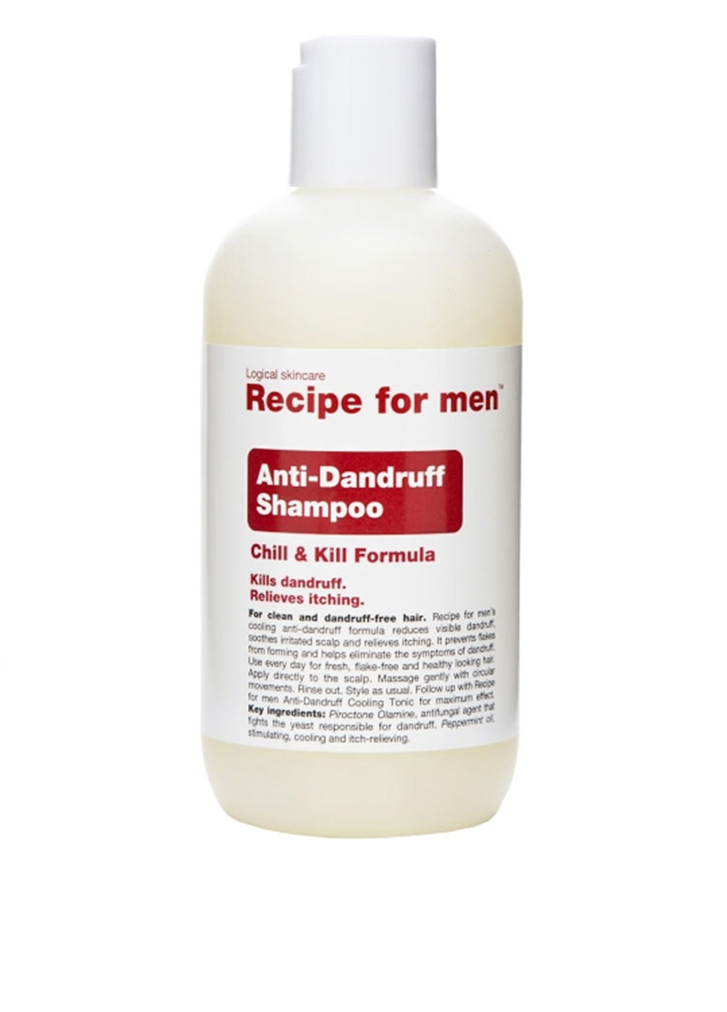 Шампунь против перхоти Anti-Dandruff Shampoo 250 мл Recipe for Men (88099689)