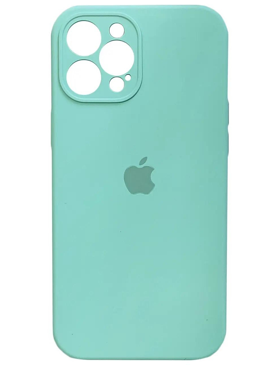 Силіконовый Чохол Накладка Закрита Камера Silicone Case Full Camera Для iPhone 13 Pro Mentol No Brand (254091724)