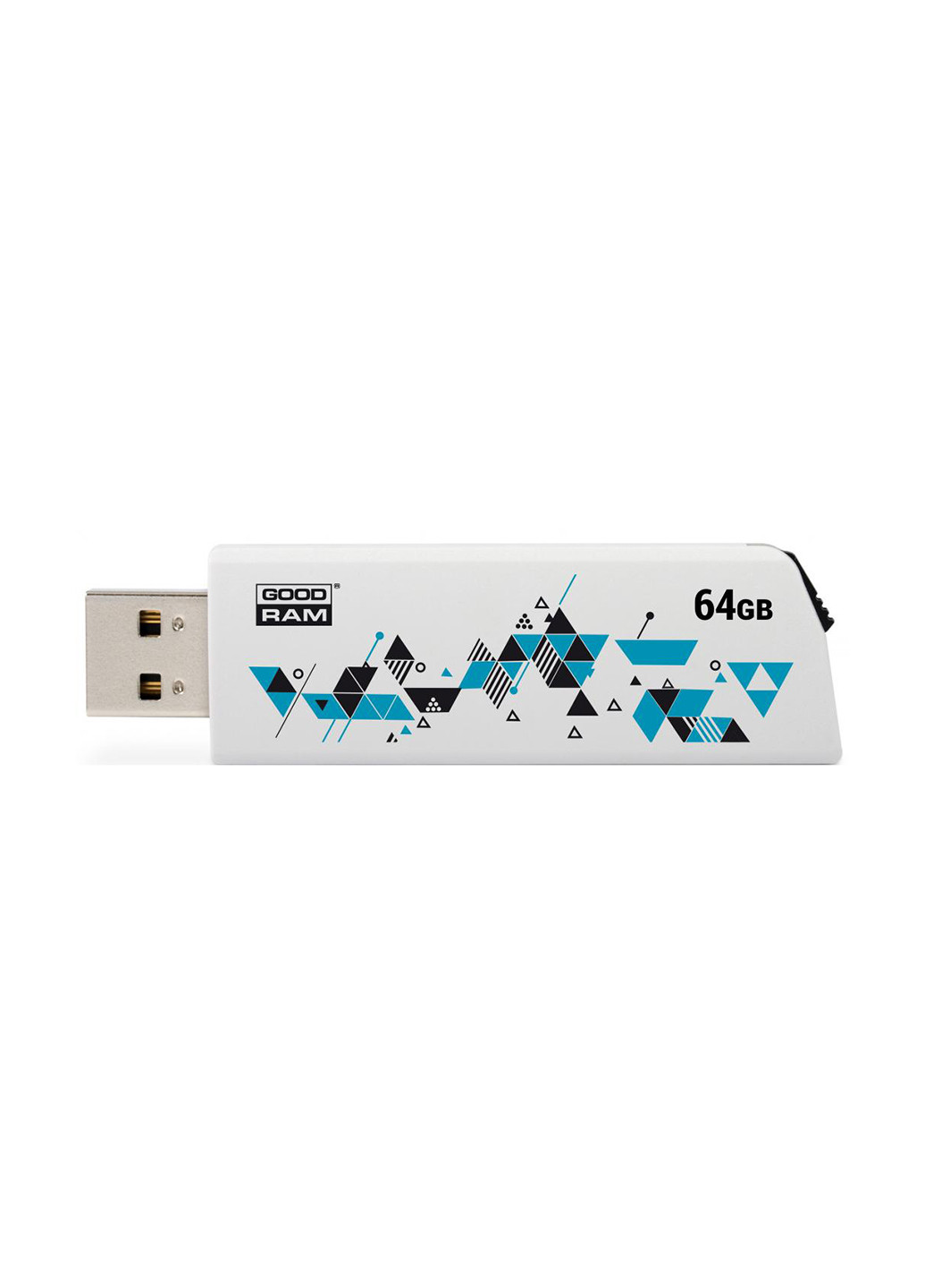 Флеш пам'ять USB 64GB USB 2.0 (UCL2-0640W0R11) White Goodram флеш память usb goodram 64gb usb 2.0 (ucl2-0640w0r11) white (142457621)