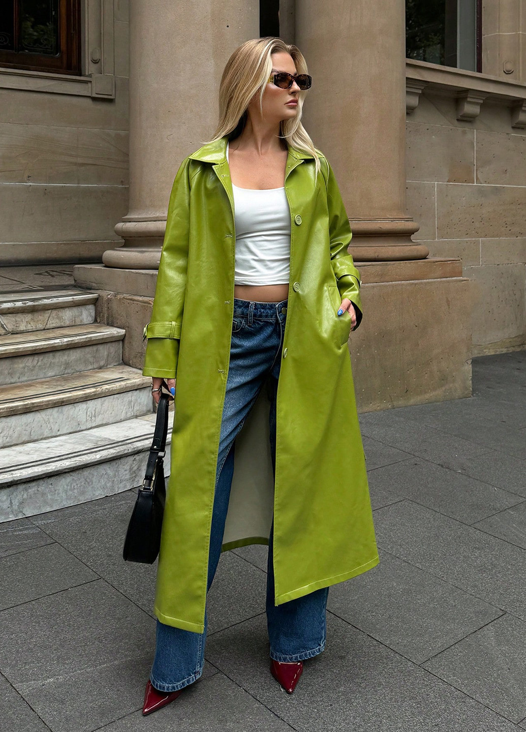 Плащ SHEIN на гудзиках демісезон (337833933)