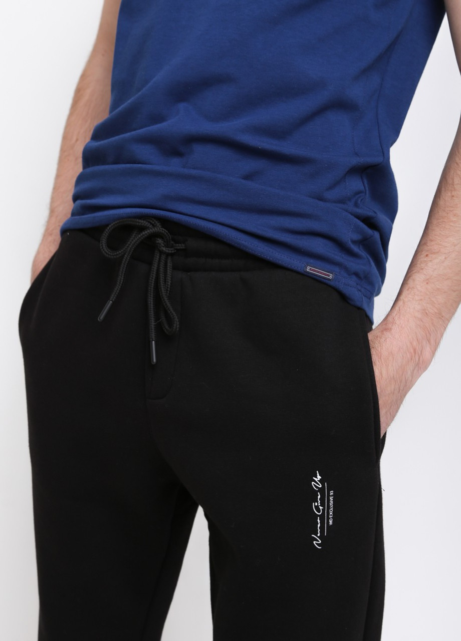 Черные спортивные зимние джоггеры брюки Wise