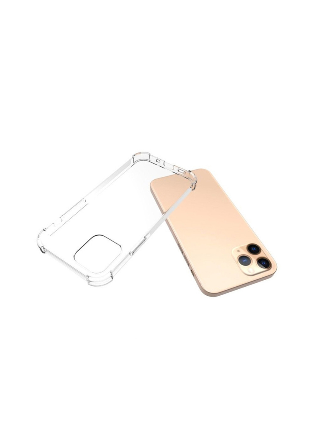Чехол силиконовый противоударный для iPhone 12 Mini прозрачный Clear ARM (220821322)