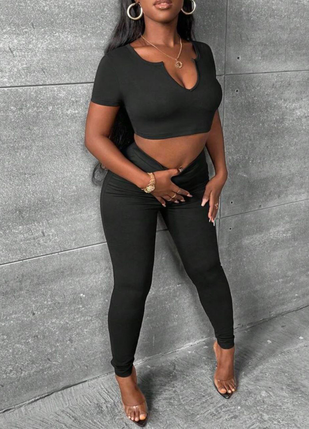 Костюм (топ, легінси) SHEIN (328256062)