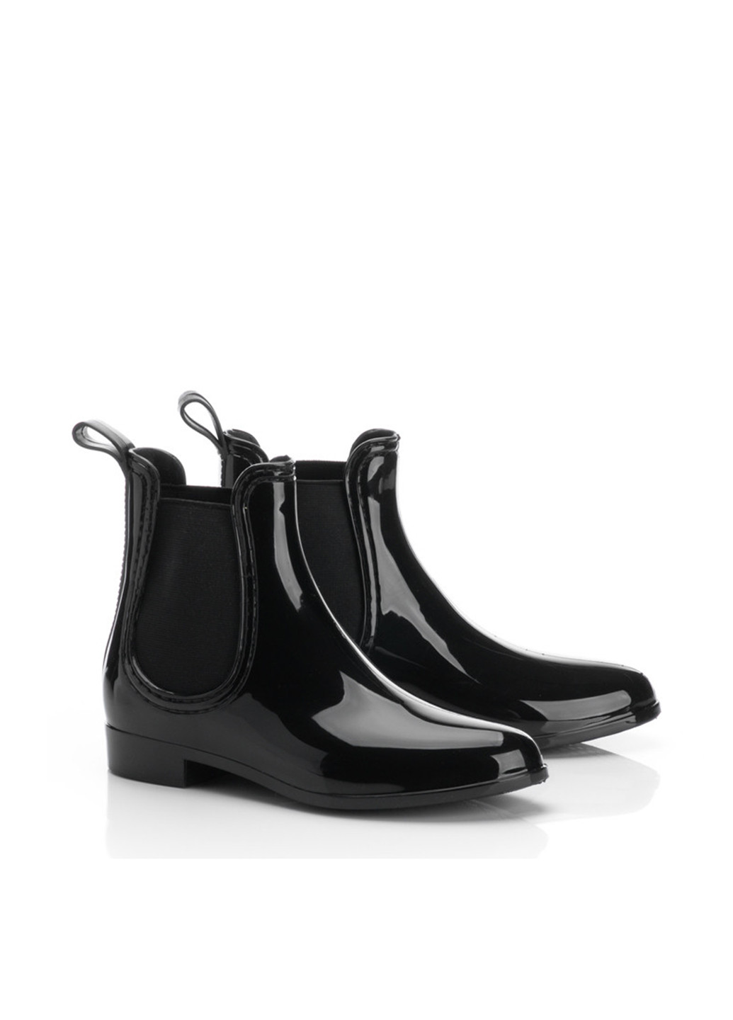 Черные резиновые ботинки Collection Paris