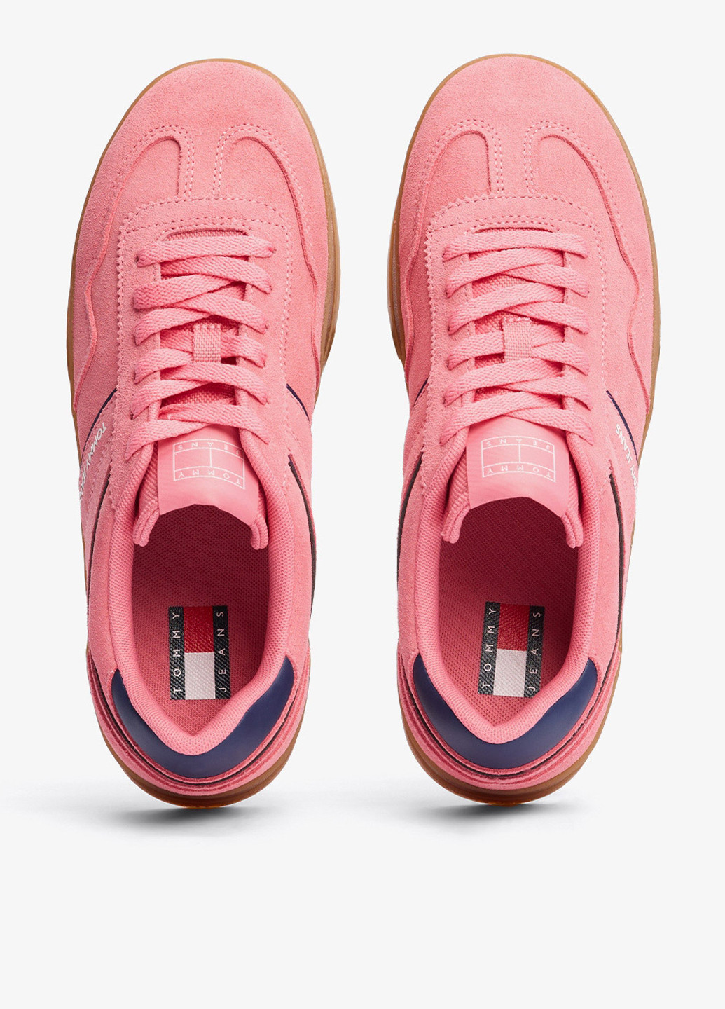 Розовые кеды Tommy Jeans THE GREENWICH LEATHER