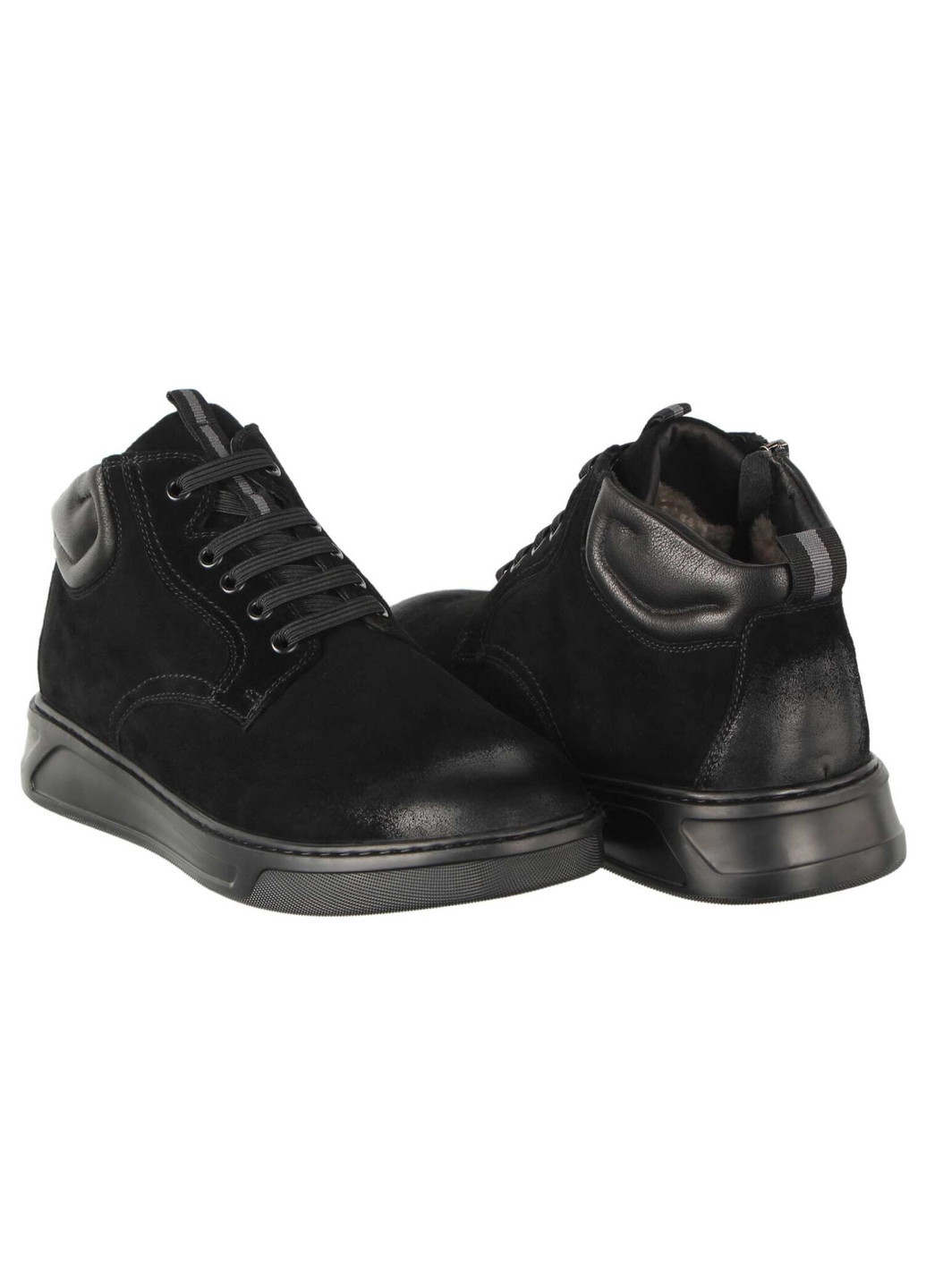Черные зимние мужские зимние ботинки 196738 Buts