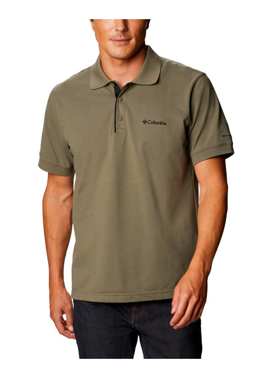 Темно-зеленая футболка-1713841-397 xxl рубашка-поло мужская cascade range™ solid polo темно-зеленый р.xxl для мужчин Columbia