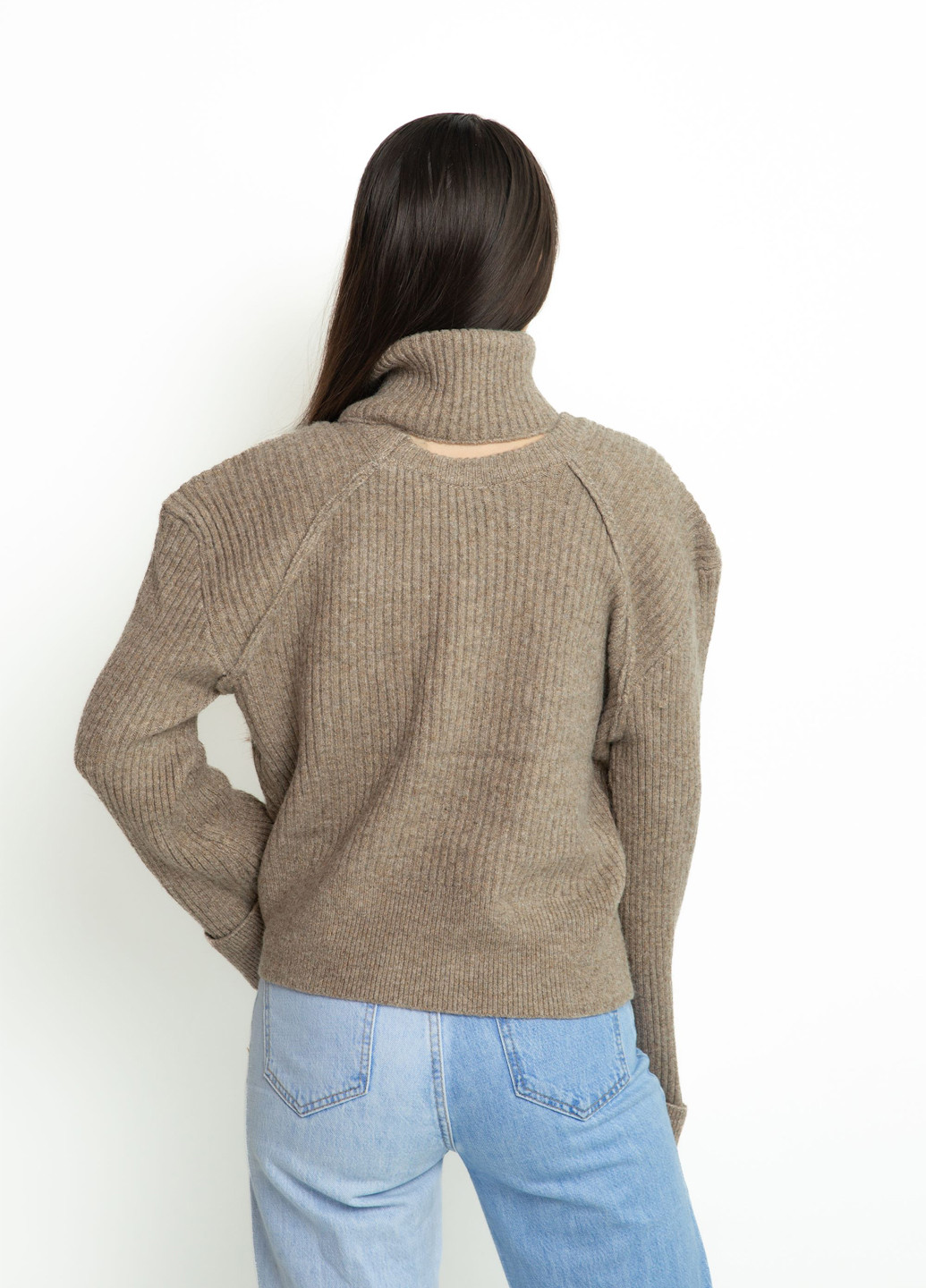 Світло-коричневий демісезонний светр Time of Style