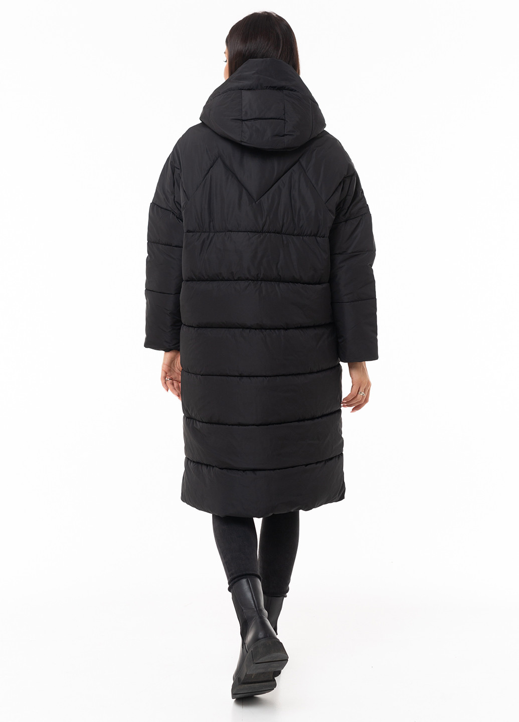 Черная зимняя куртка Icon