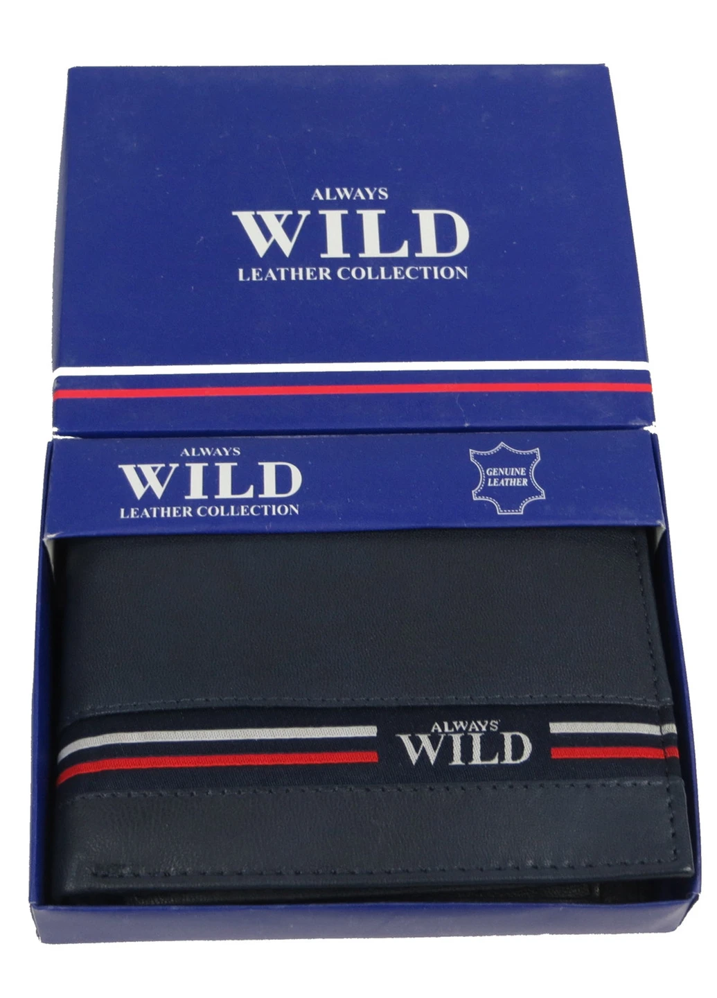 Мужское кожаное портмоне 12,5х10х2,5 см Always Wild (252126881)