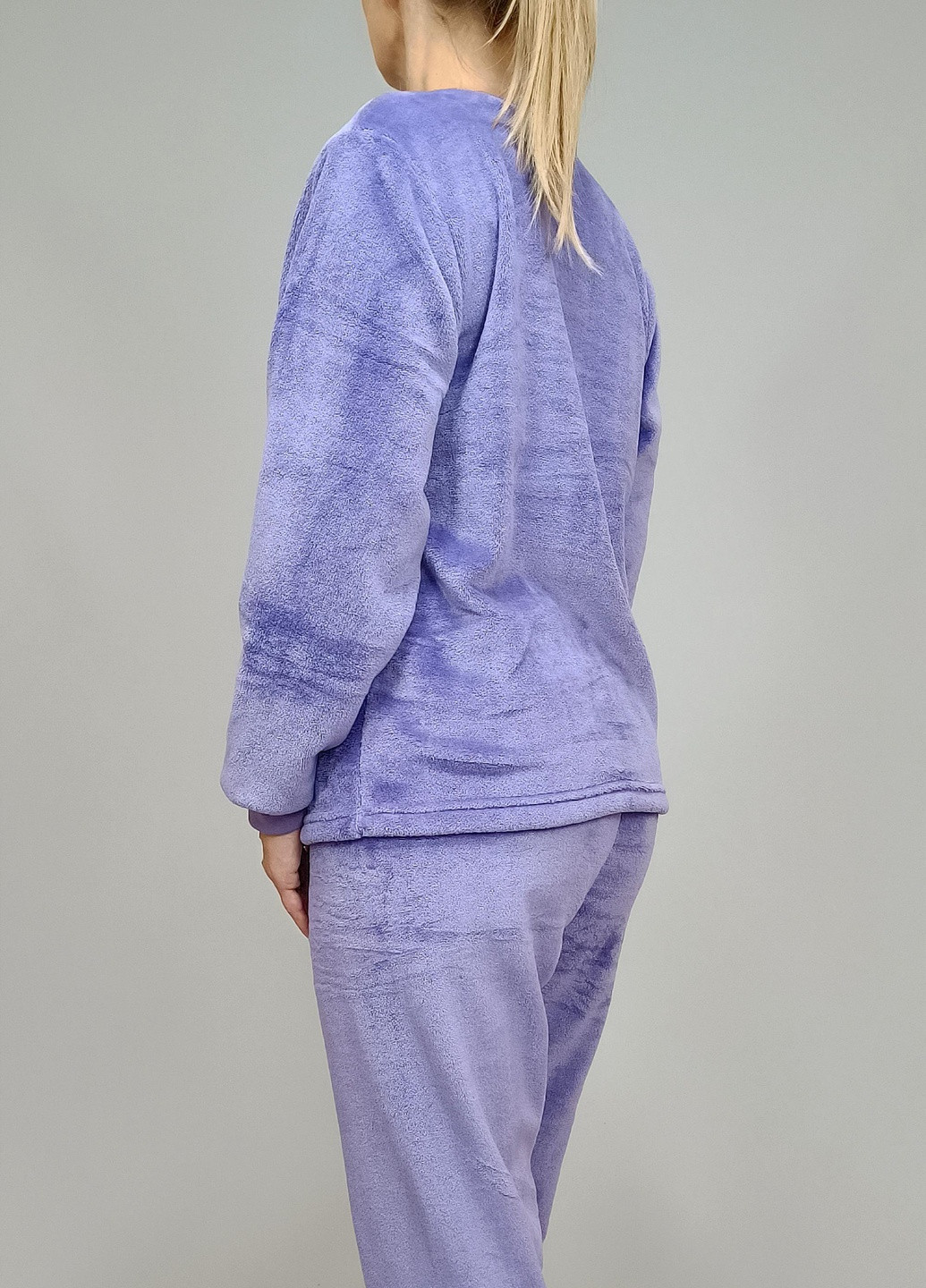 Сиреневая пижама женская violeta теплая 54 сиреневая triko (55162055-6) No Brand