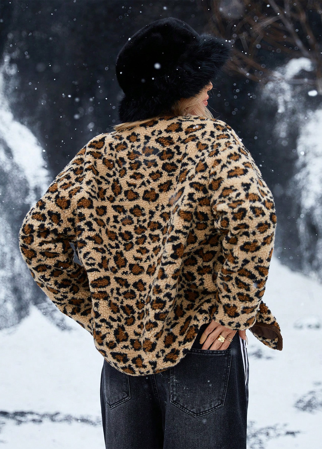 Комбінована демісезонна куртка SHEIN