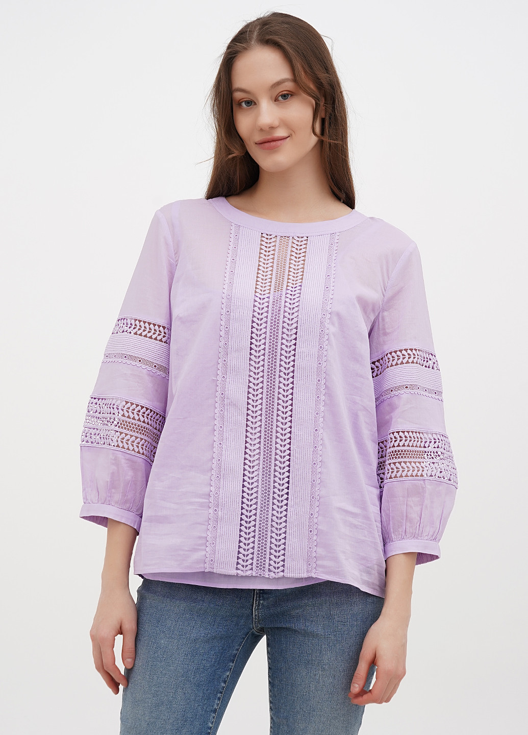 Сиреневая блуза Talbots