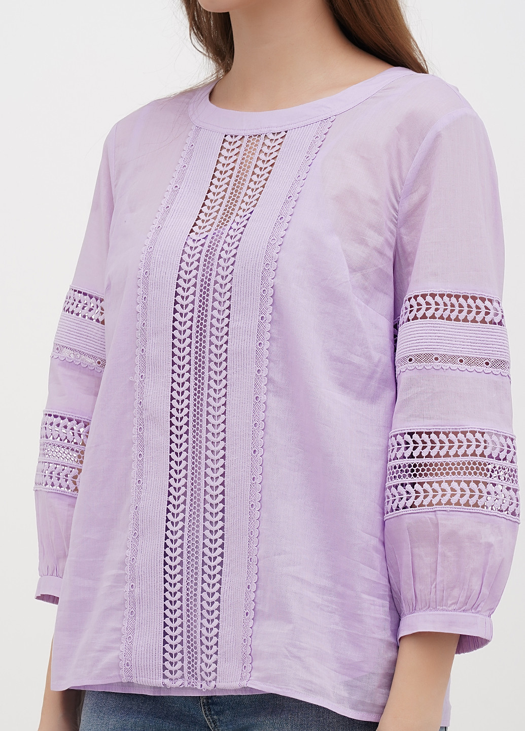 Сиреневая блуза Talbots