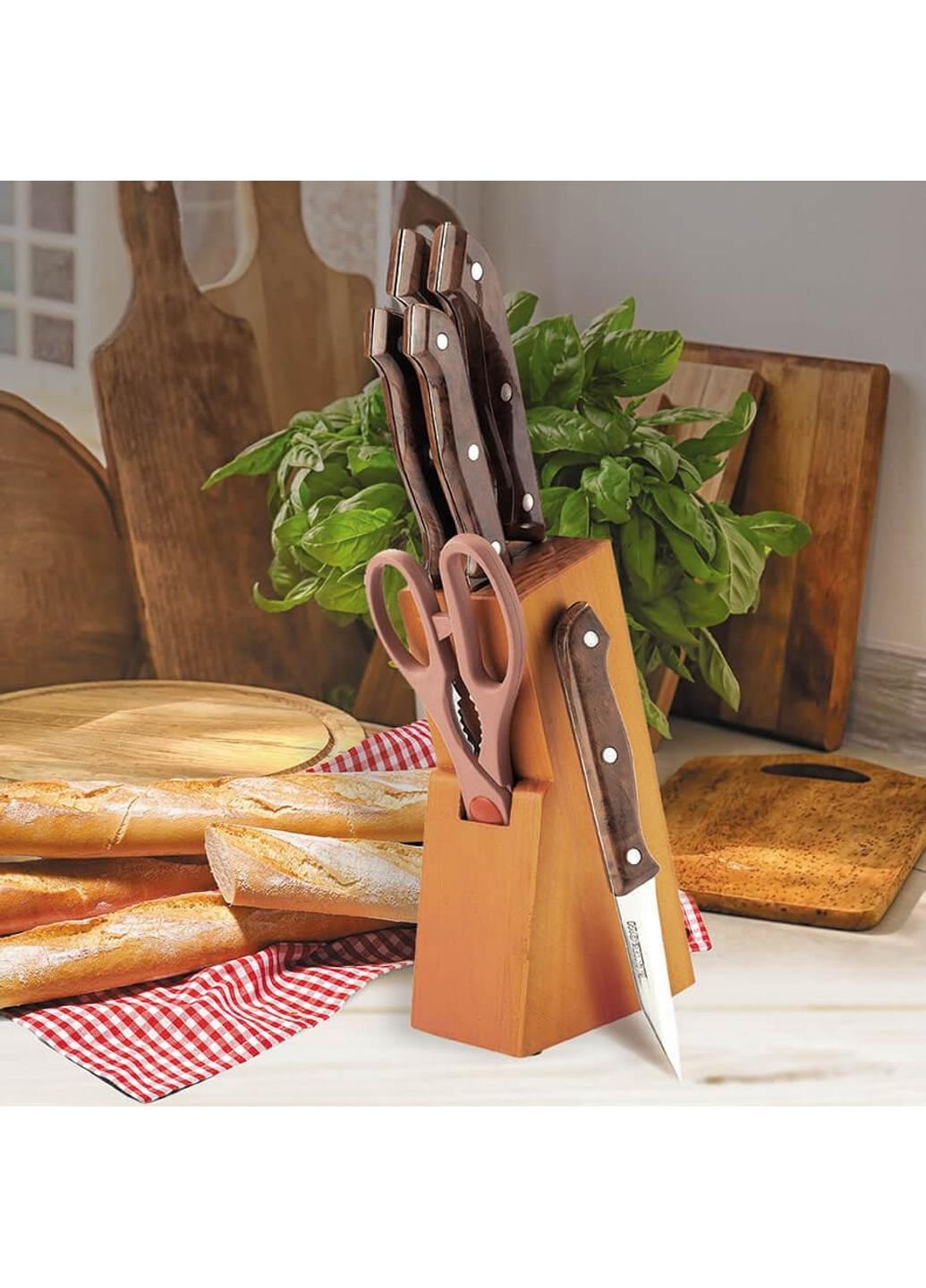 Набор ножей MR-1404 7 предметов Maestro комбинированные,