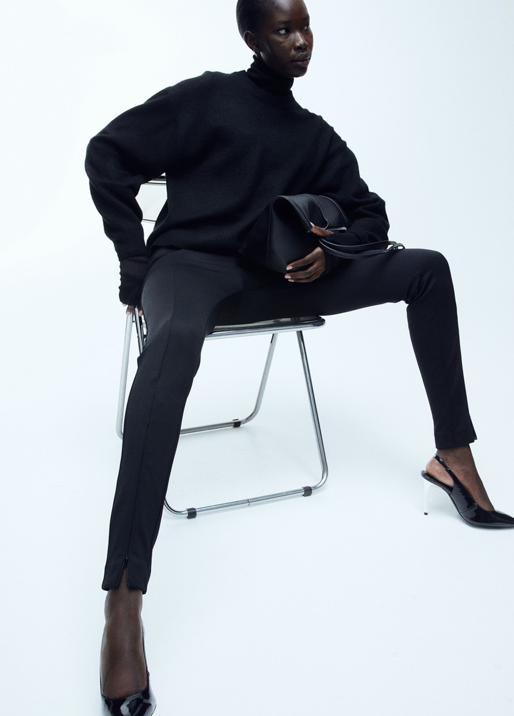 Чорний зимовий джемпер джемпер H&M